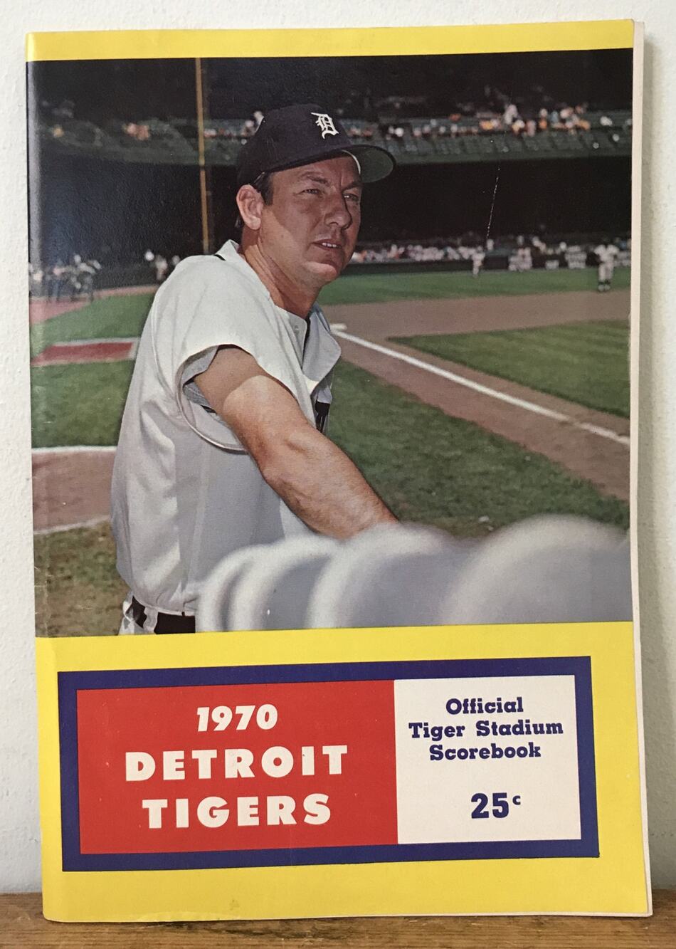 Vintage 1970 Detroit Tigers Official Tiger Stadium Baseball Scorebook Booklet